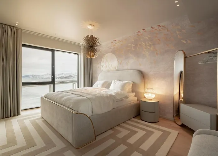 아파트 Northstay - Vindlys Luxury L Penthouse Apartments L City Center 트롬쇠