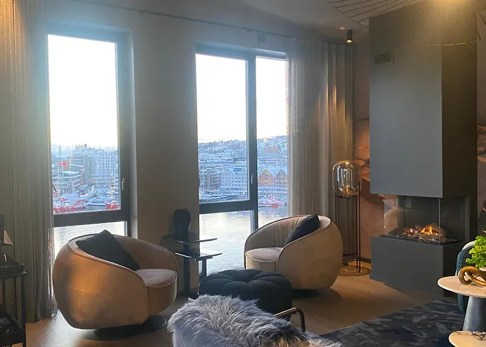 Northstay - Vindlys Luxury L Penthouse Apartments L City Center 아파트 트롬쇠